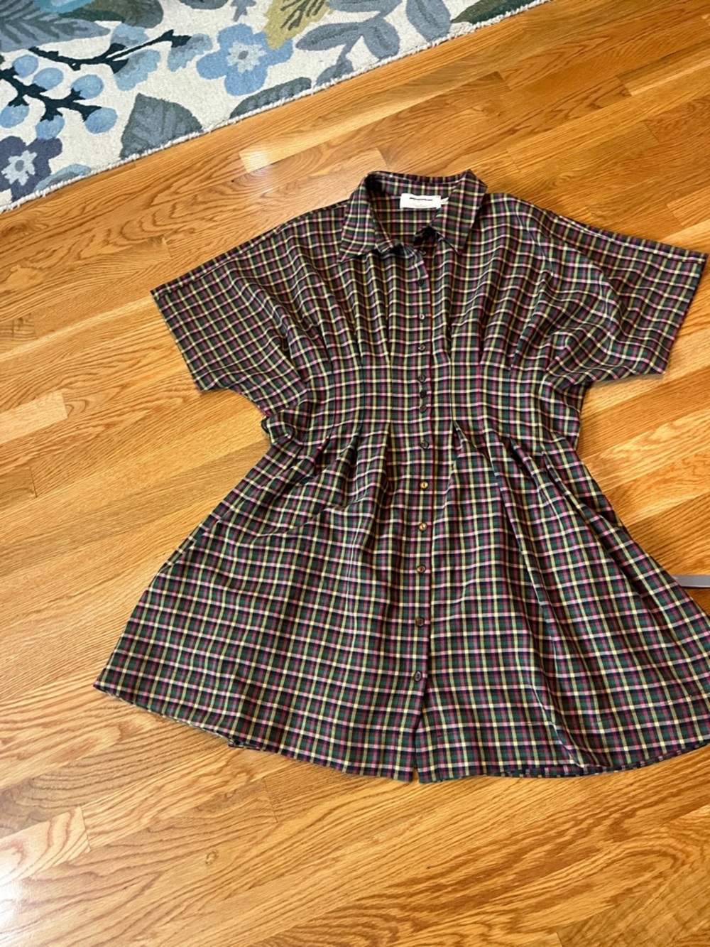 Anthropologie x Exquise Tobie Mini Shirt Dress Size XL NWT - Picture 8 of 14
